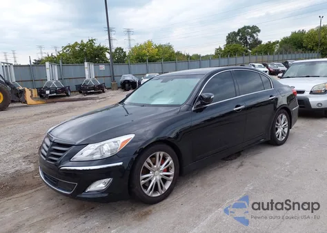 2012 Hyundai Genesis 3.8 from USA, damaged, VIN KMHGC4DD9CU202922